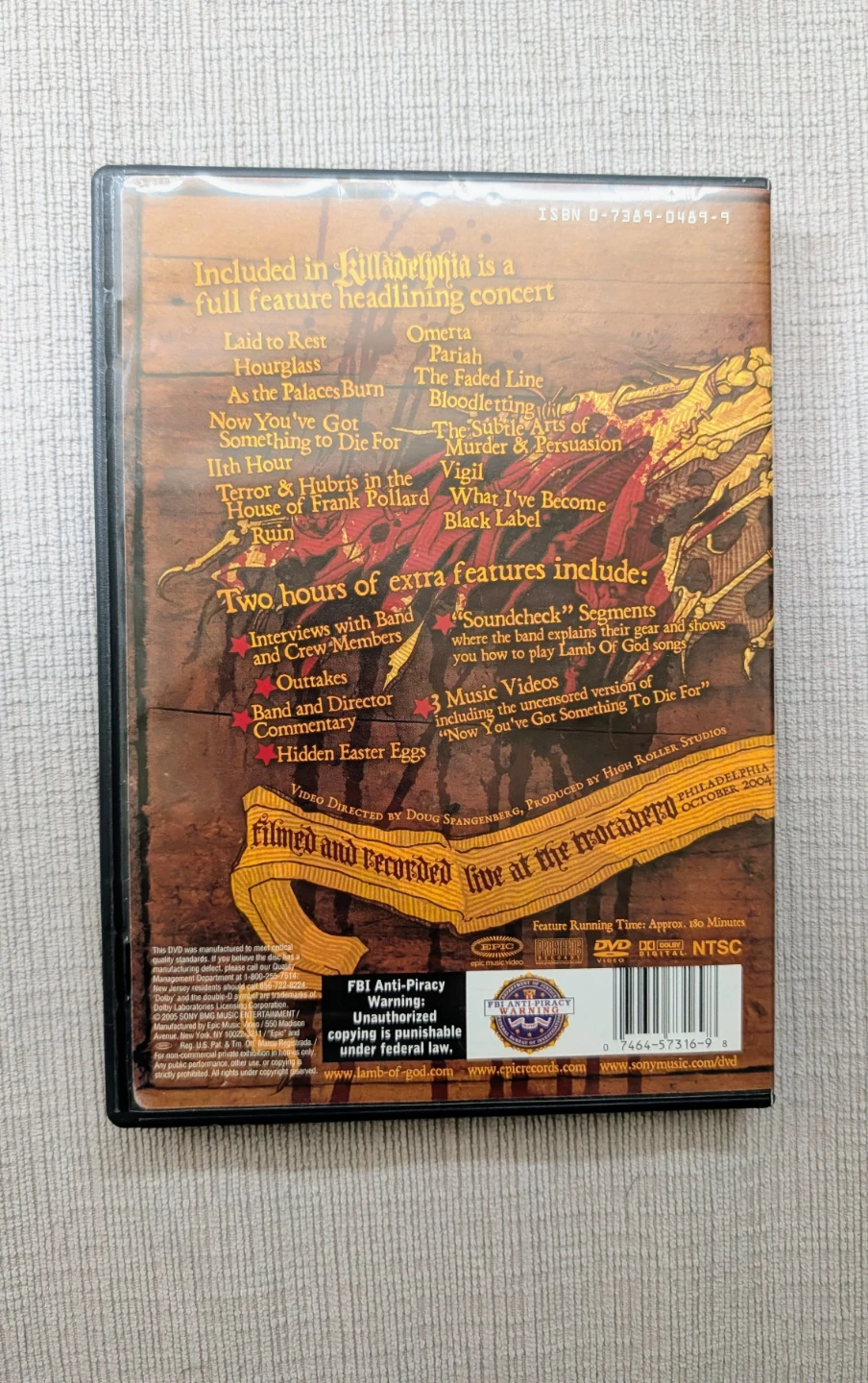 Lamb of God Killadelphia DVD - photo 2