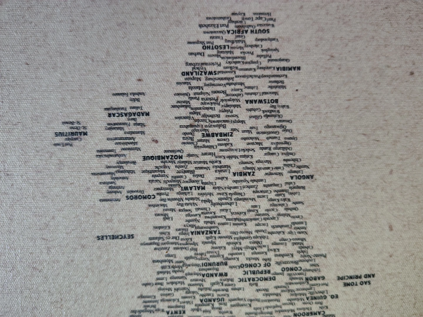 Map Canvas Print - World Capitals - photo 3