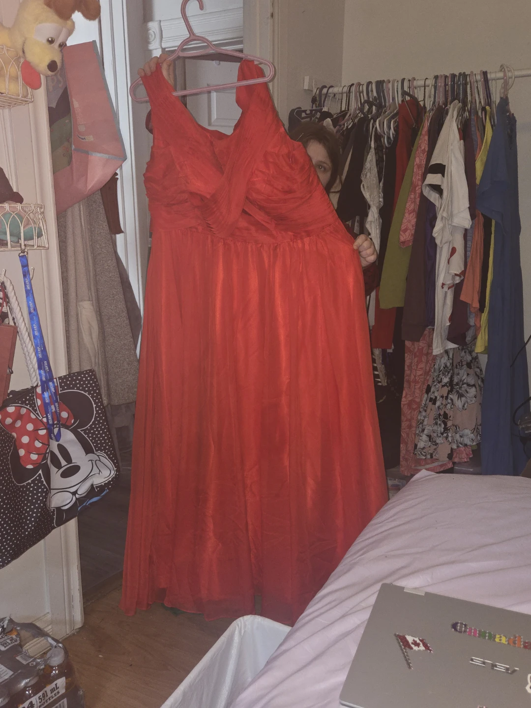 Red formal dress 3 xl