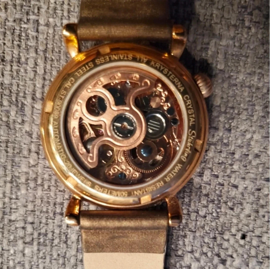 Sthurling Automatic Heart Skeleton Watch - photo 2