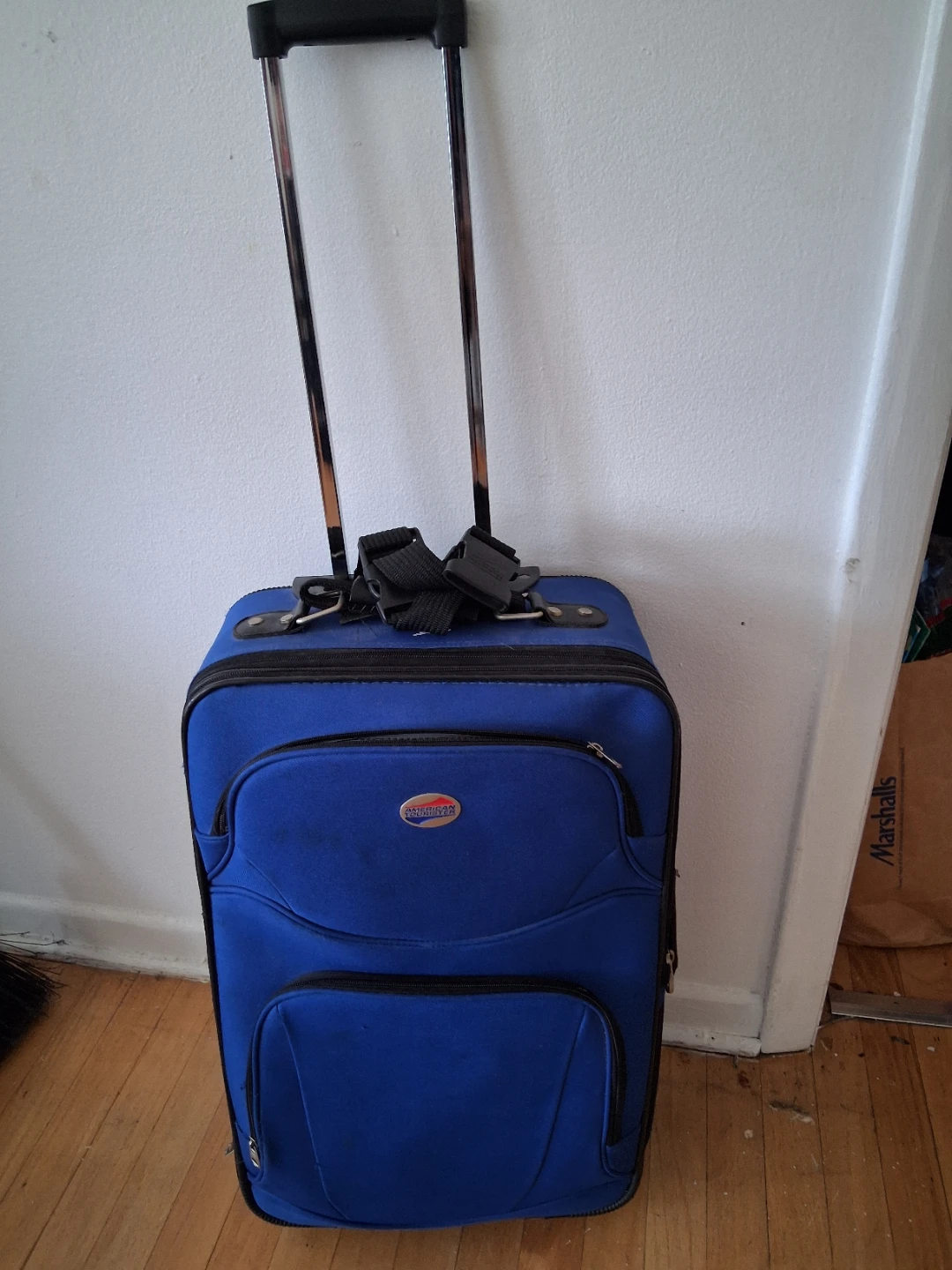 American Tourister Blue Rolling Suitcase - photo 2