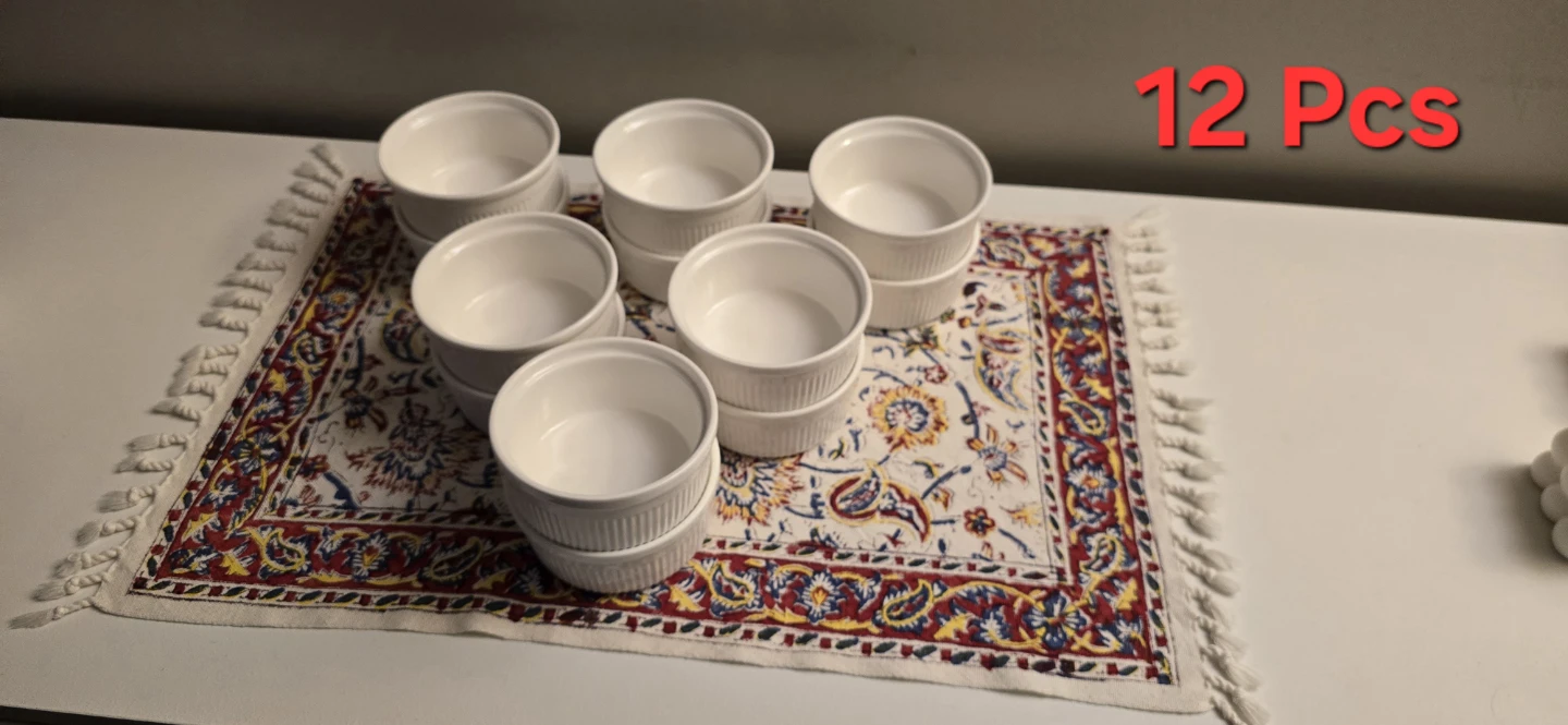 6oz White Porcelain Ramekins