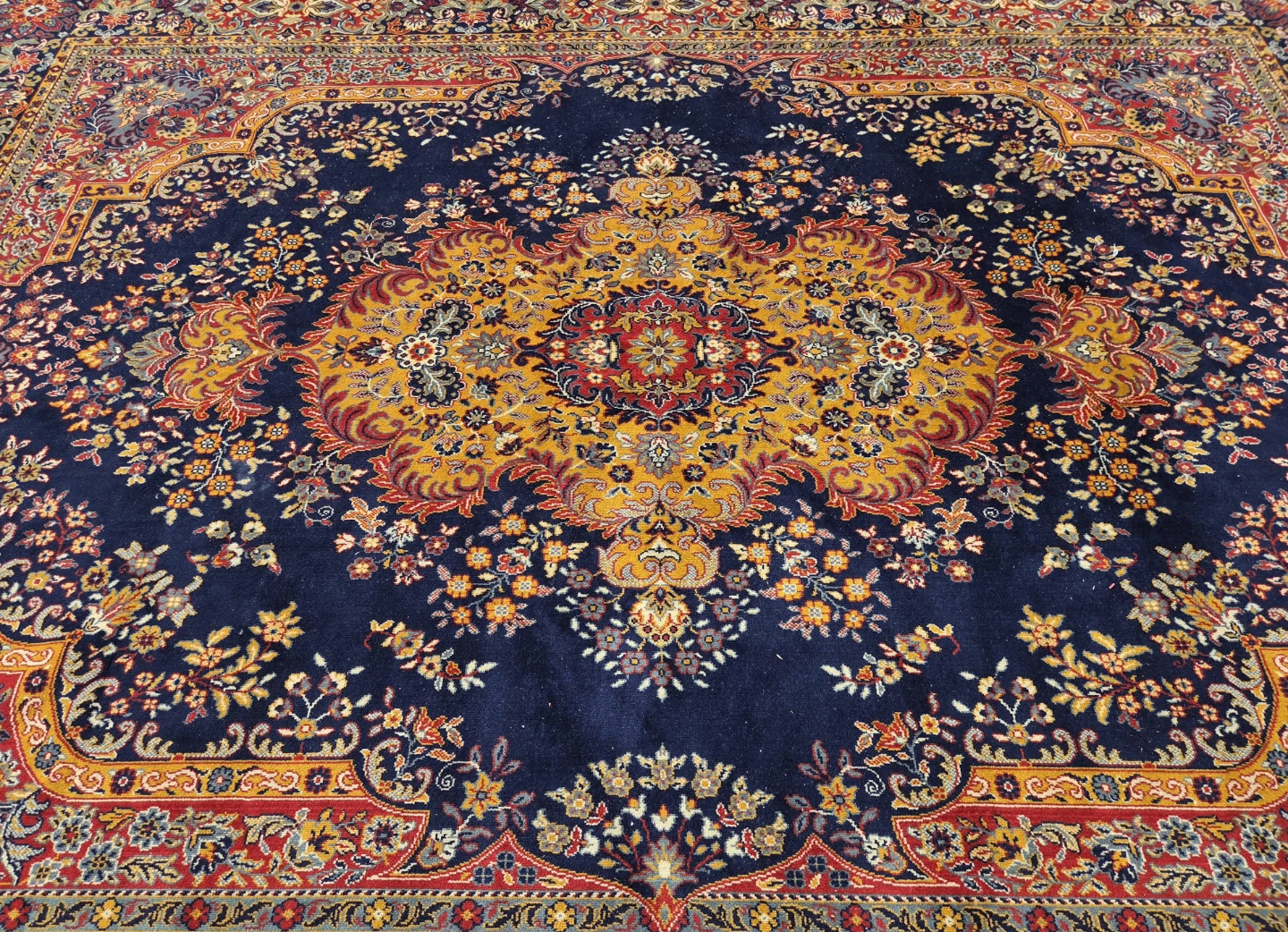 XXL (13' × 9'8) Authentic Persian Wool Area Rug