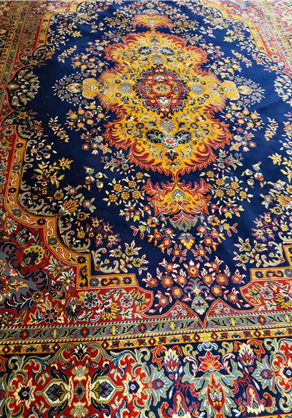 XXL (13' × 9'8) Authentic Persian Wool Area Rug - photo 4
