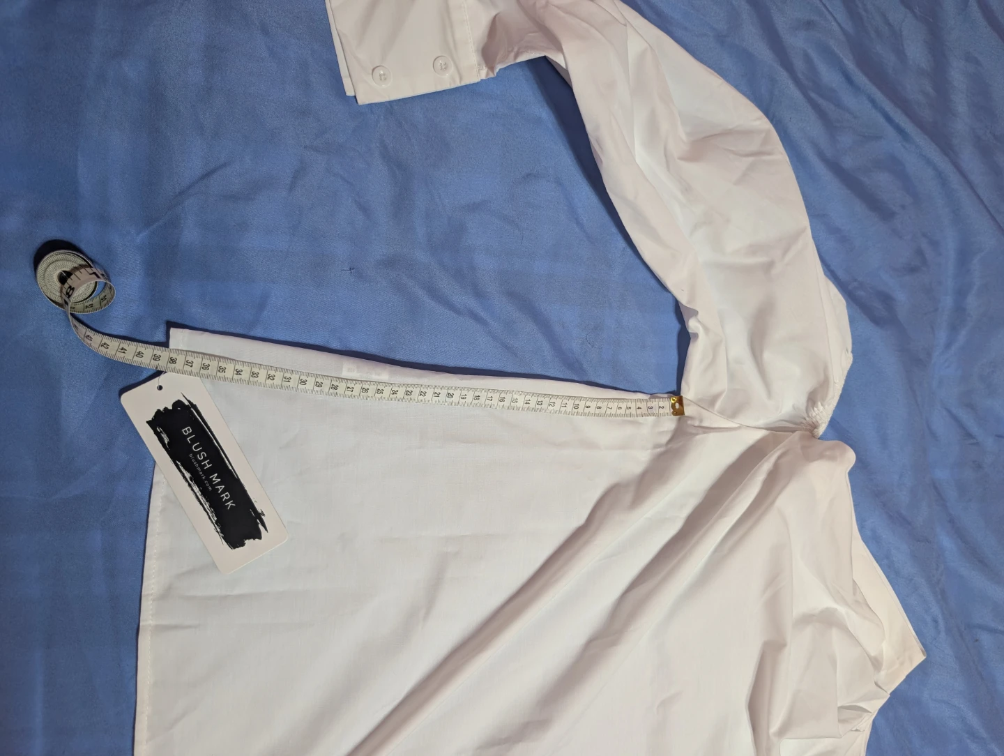Blush Mark White Blouse - photo 5