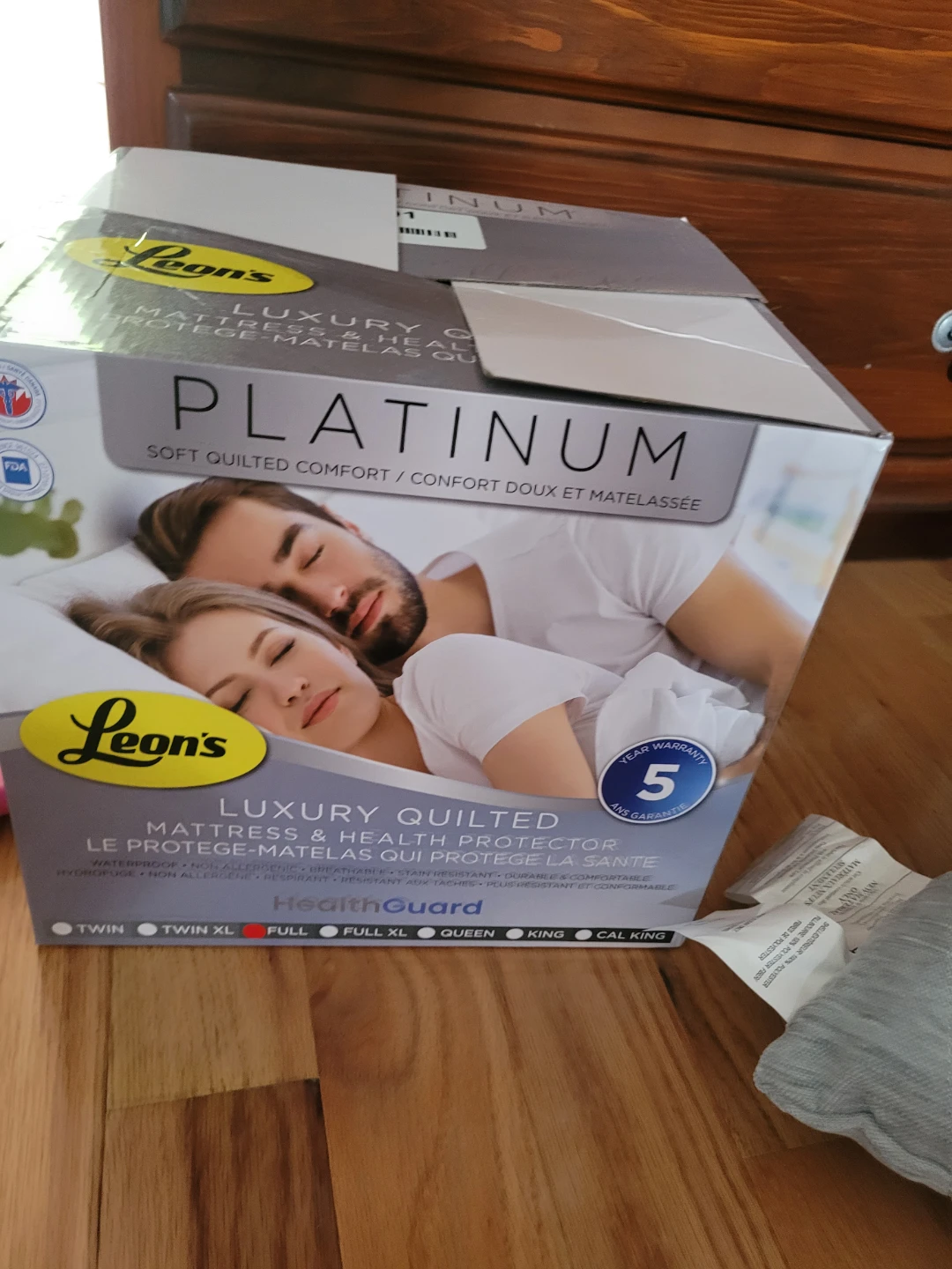 Leon's Platinum Luxury Quilted Mattress & Health Protector