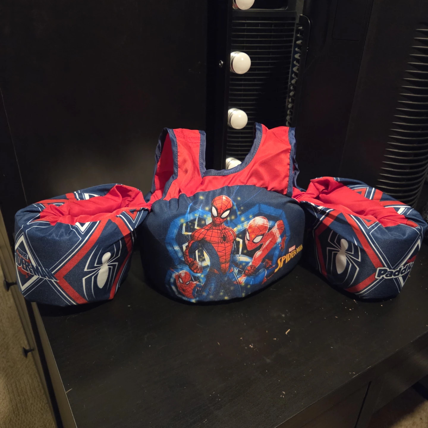 Marvel Spider-Man Paddle Pals Patented Swim Jacket