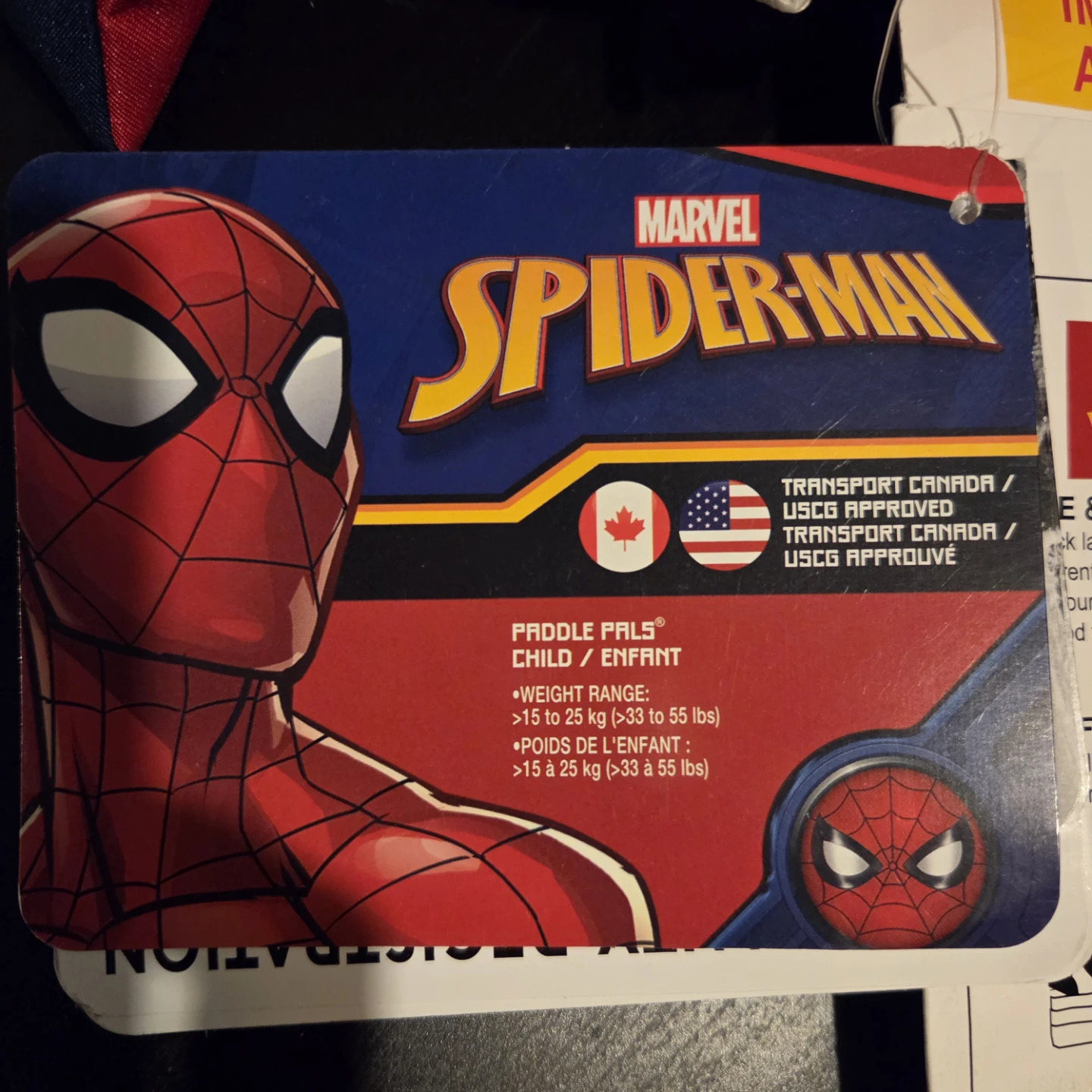Marvel Spider-Man Paddle Pals Patented Swim Jacket - photo 2