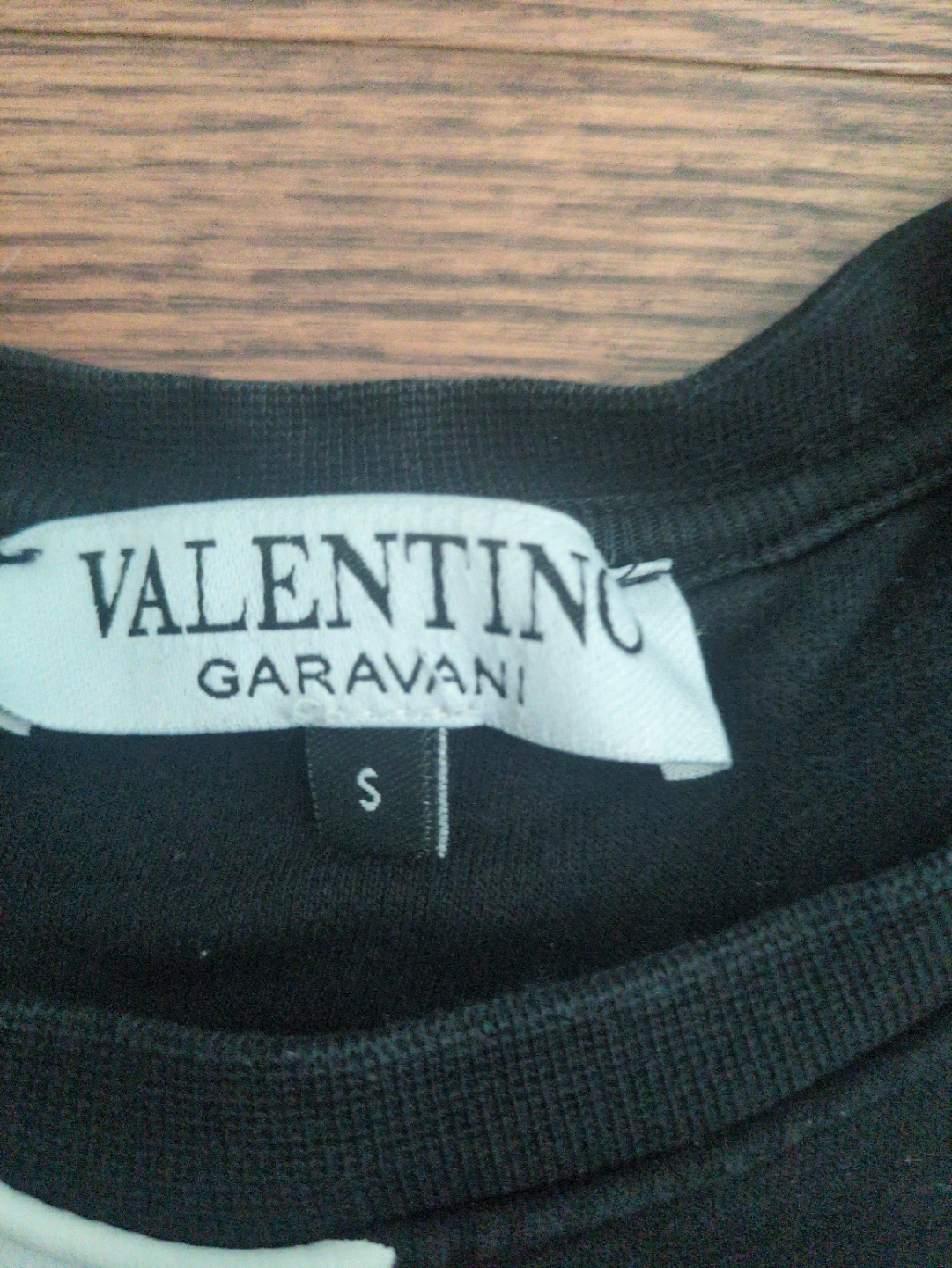 Valentino Garavani Black VLTN Sweatshirt - Size S - photo 2