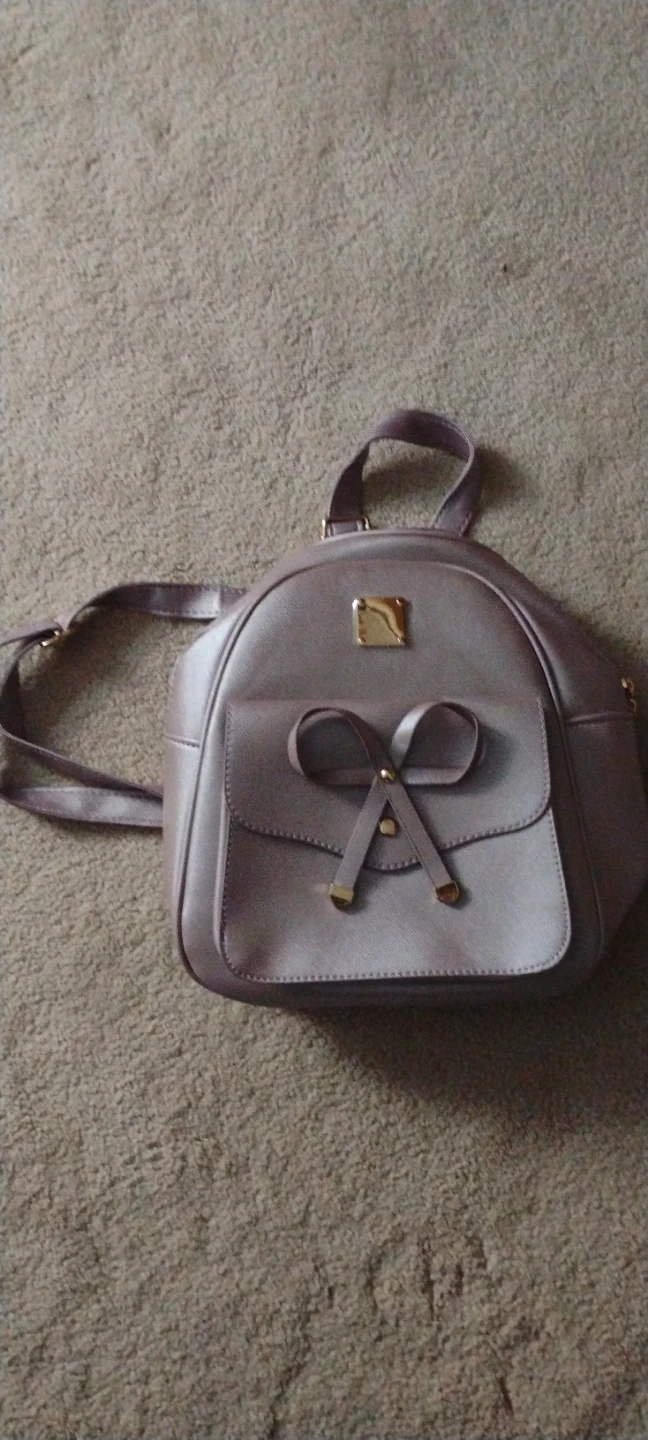Women's Purse Set - Mini Backpack, Round bag, and Coin Pouch