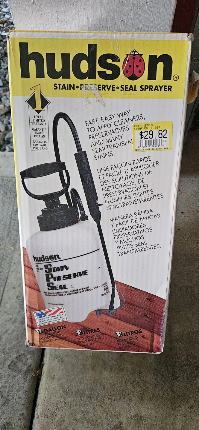 Hudson Stain Preserve Seal Sprayer 1 Gallon