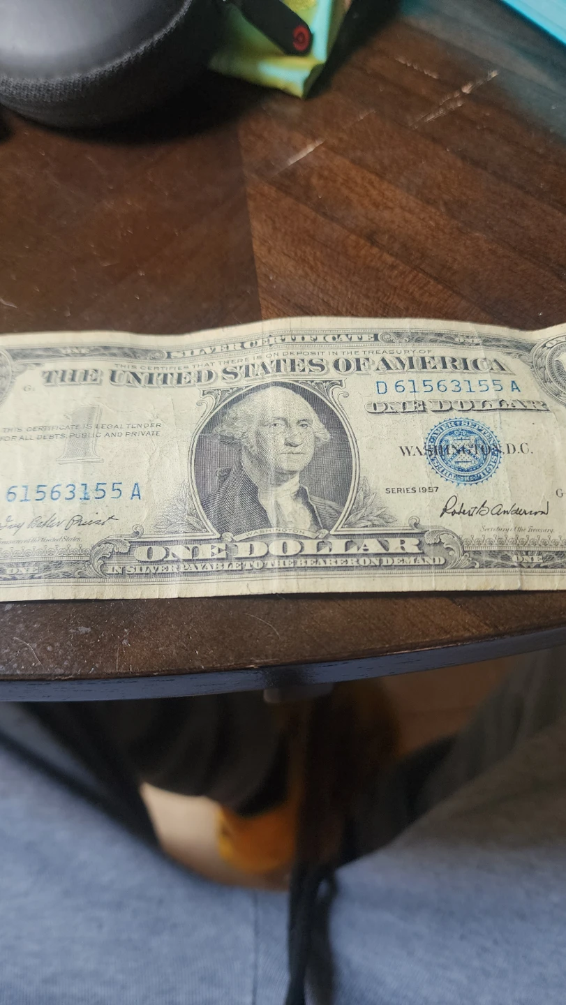 1957 Series One Dollar Bill