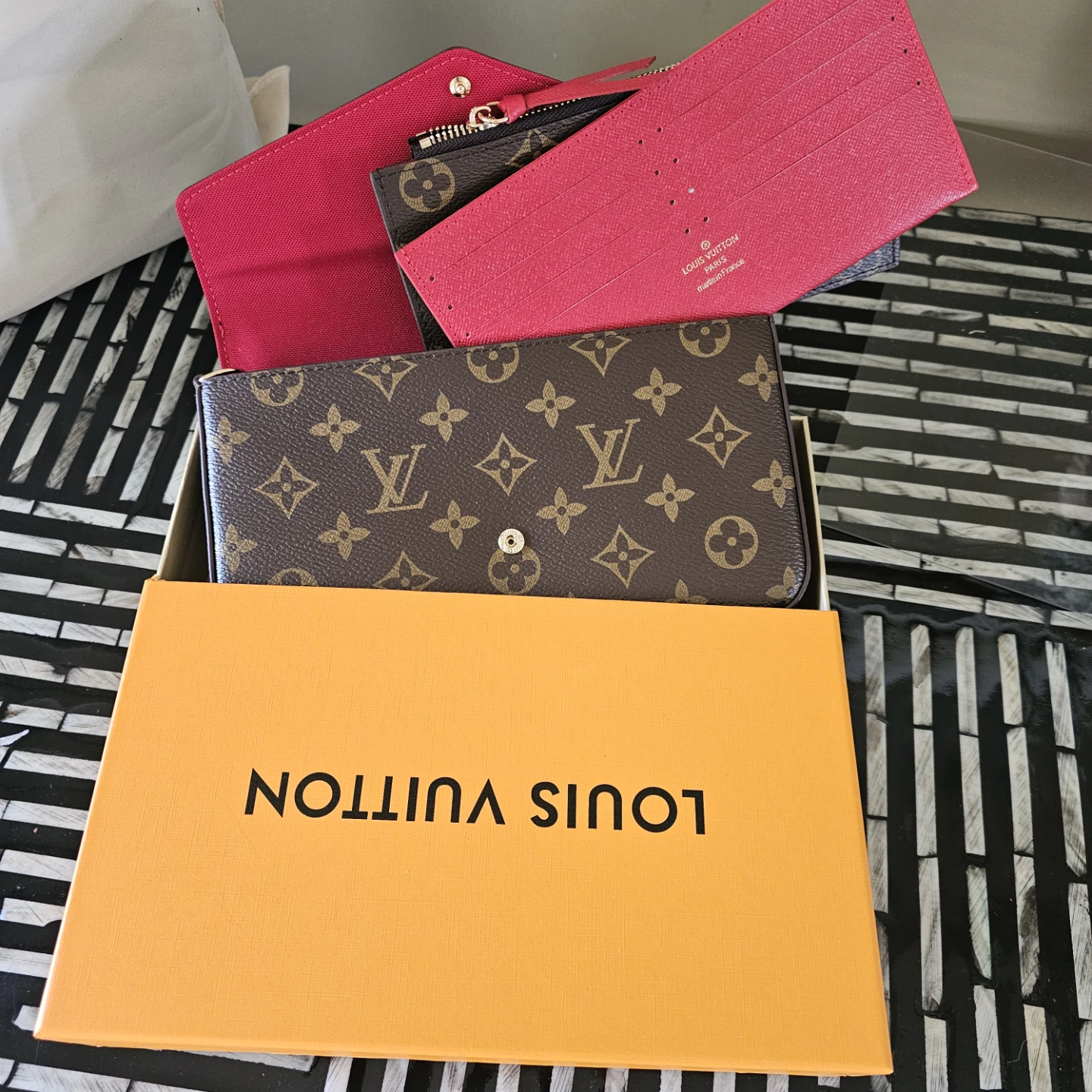 Louis Vuitton Monogram Pochette Felicie Chain Bag