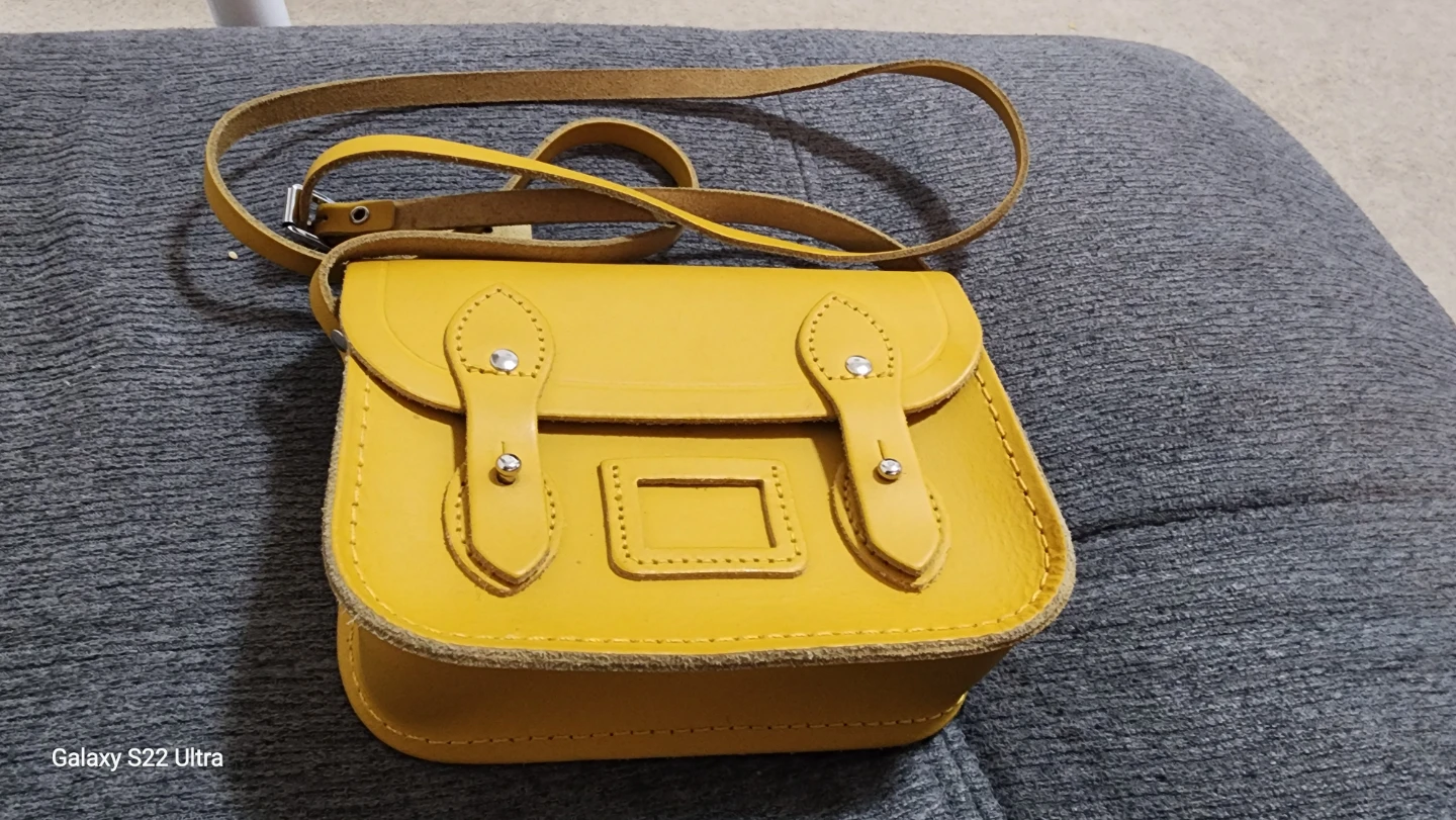 Cambridge Satchel Company Small Yellow Leather Satchel