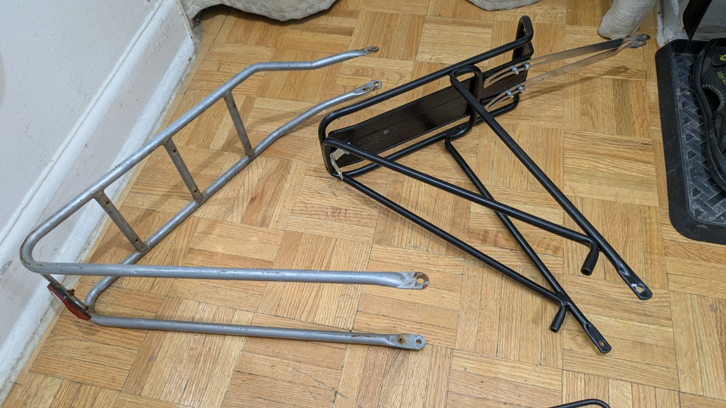 Used Rear Bike Rack Mountain Bike Cargo Rack, Bicycle basket - photo 2