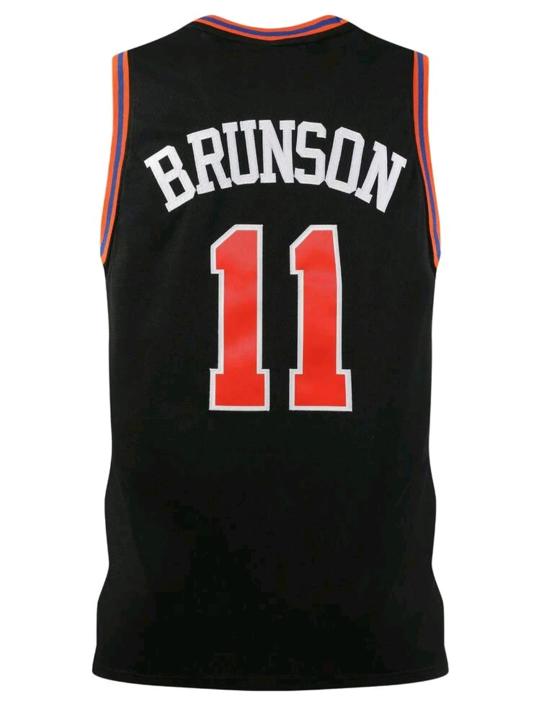 New York Knicks Jalen Brunson #11 Jersey – Black  (Size: Medium) - photo 2