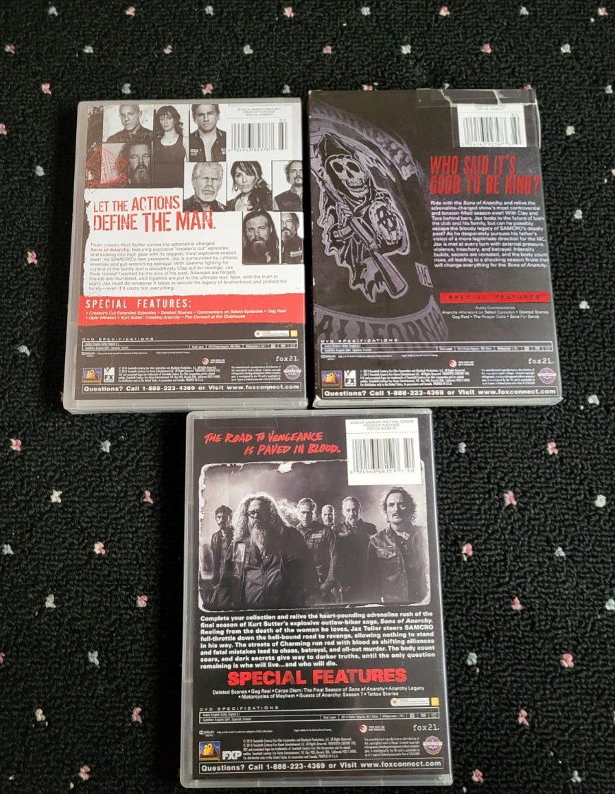 Sons of Anarchy Seasons 1-7 DVD Set - photo 3