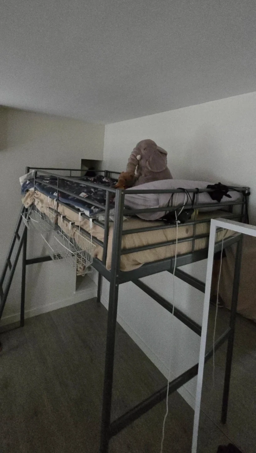 IKEA SVÄRTA Loft Bed Frame - Silver - photo 3