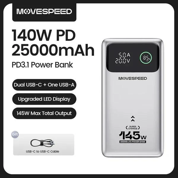MOVESPEED M25 PRO 25,000mAh 145w - photo 2