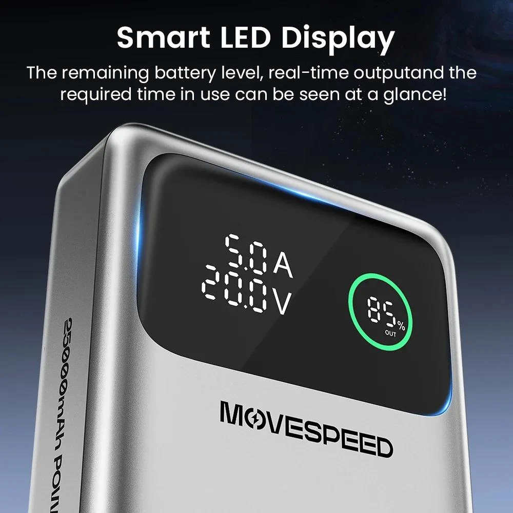 MOVESPEED M25 PRO 25,000mAh 145w - photo 3