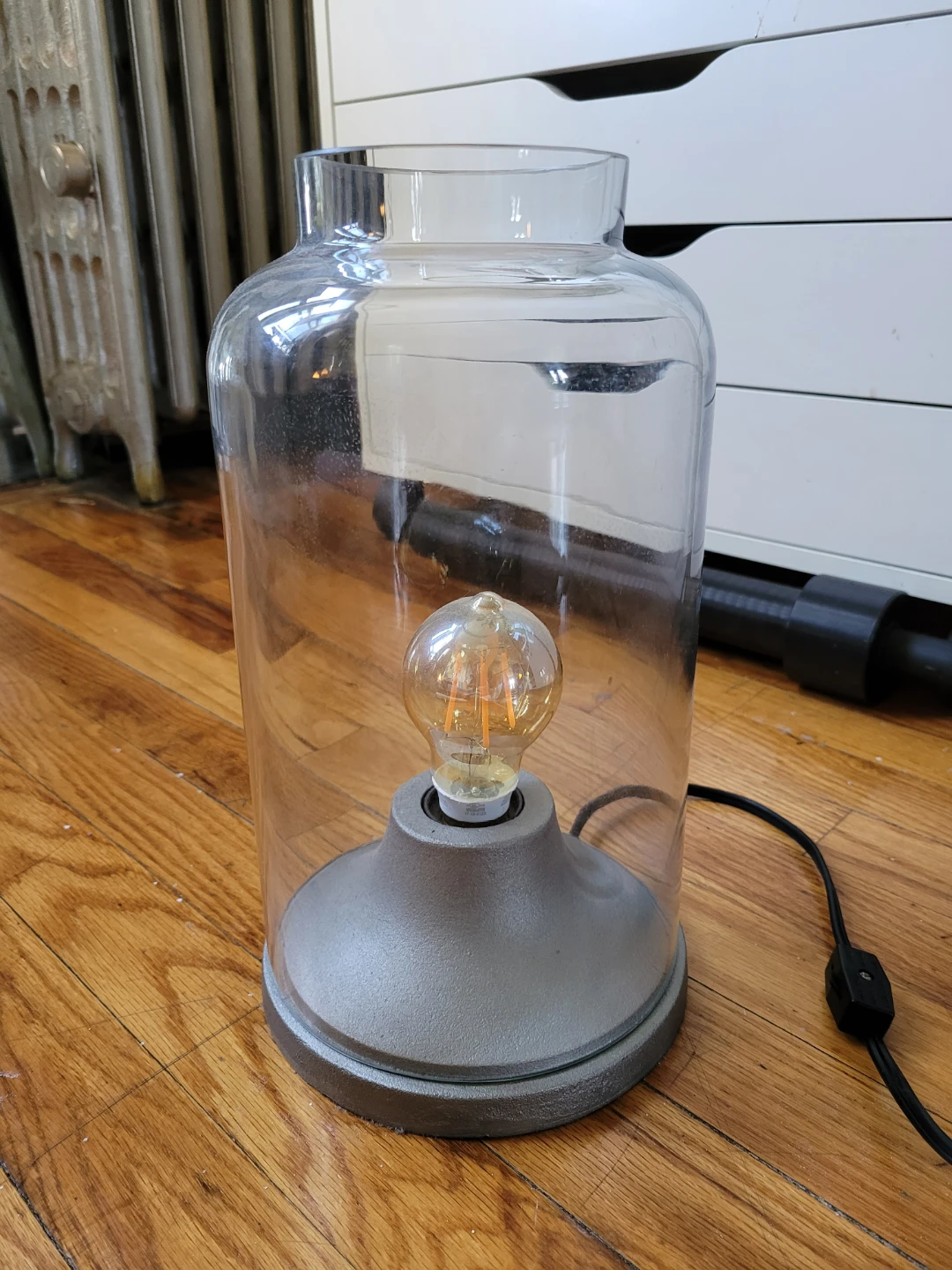 CB2 Glass Bell Jar Lamp - photo 3