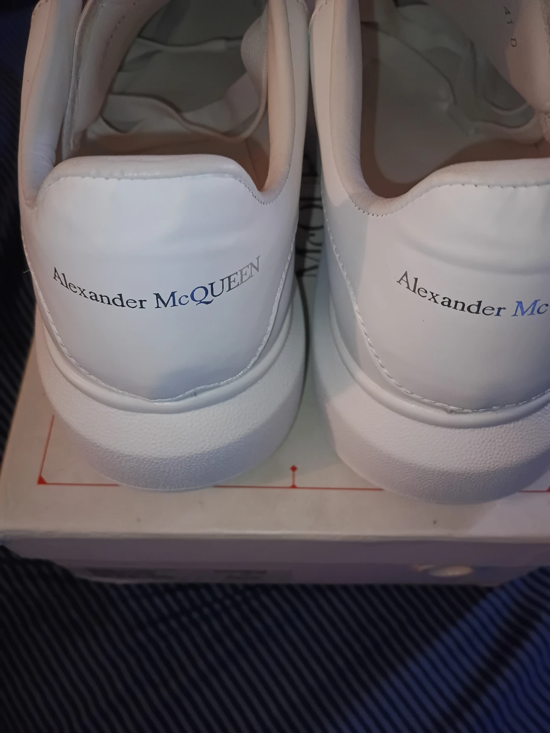 Alexander McQueen White Leather Sneakers - photo 3