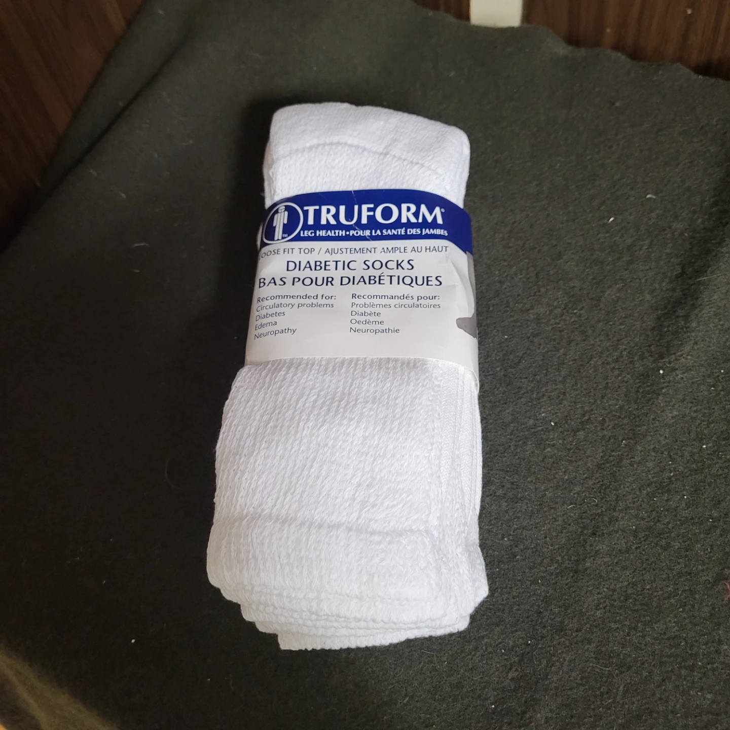 Truform Diabetic Socks White X-Large (3 Pairs)