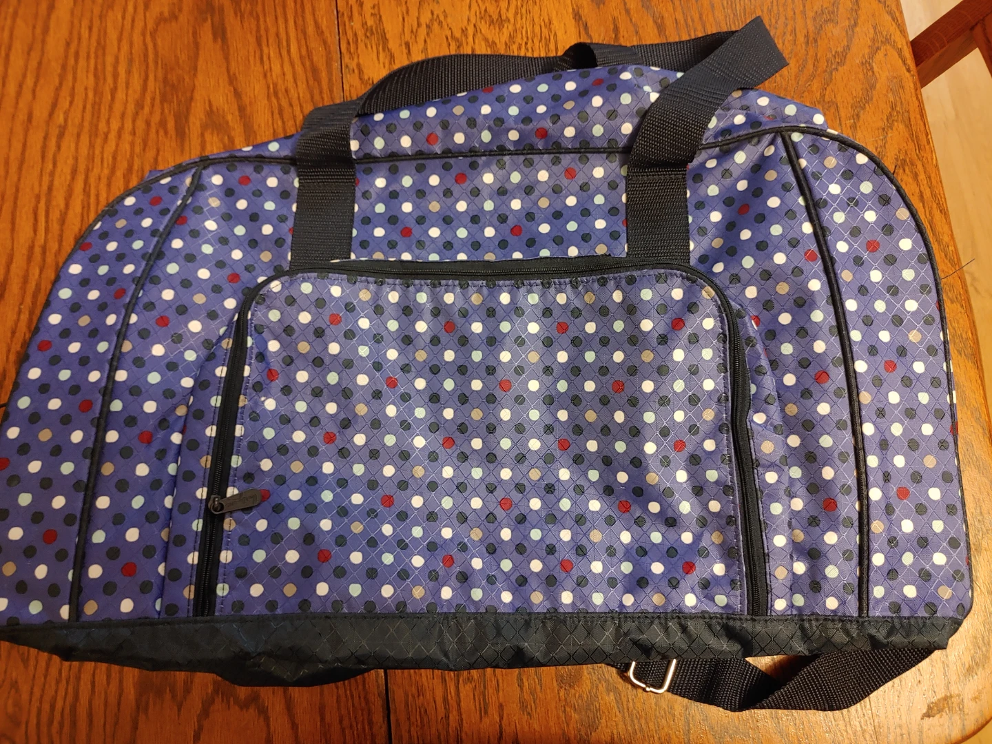 Polka Dot weekend tote bag