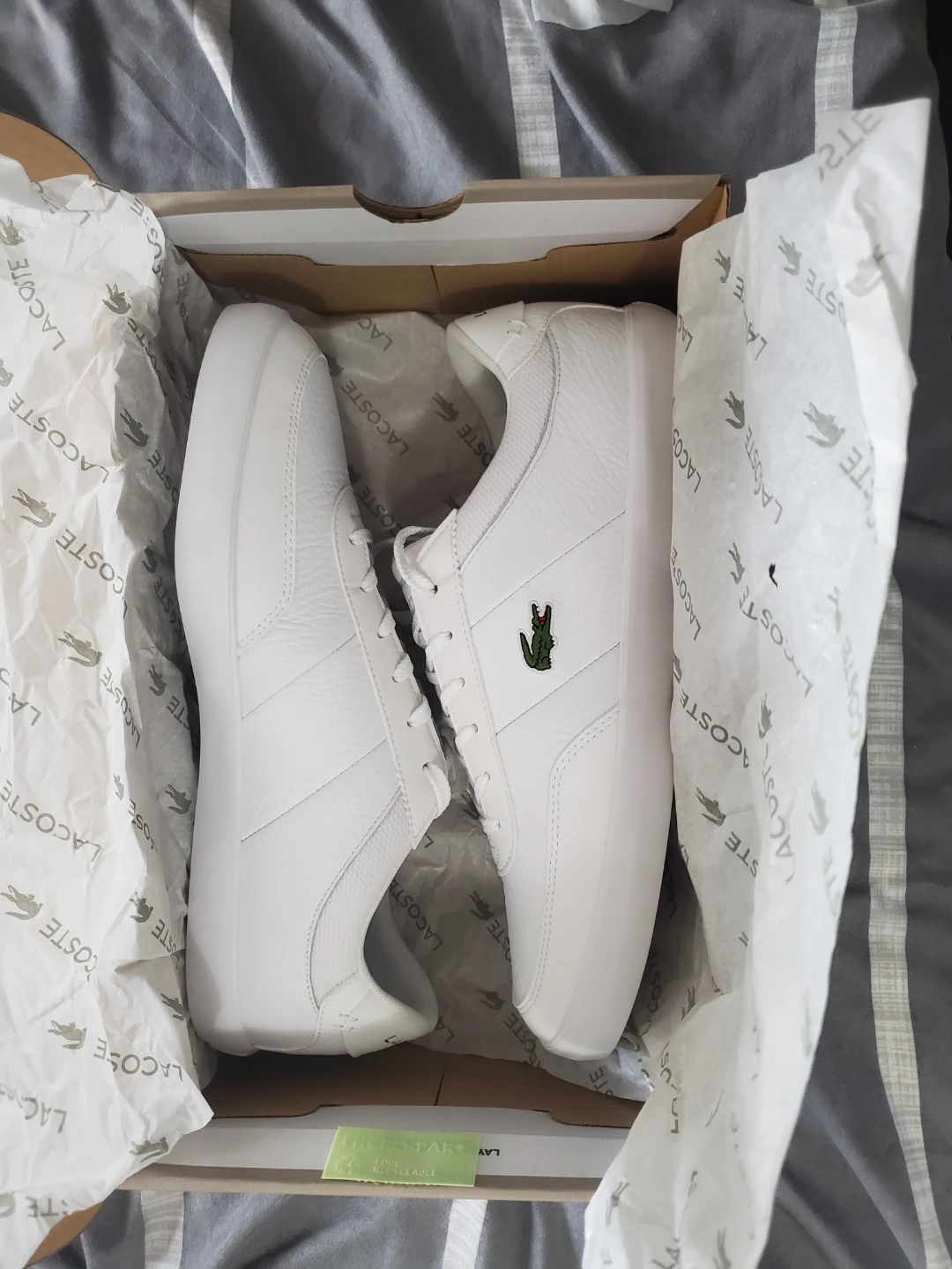 Brand new in box Lacoste Court-Master 120 cma WHT, size 10.5 us - photo 3