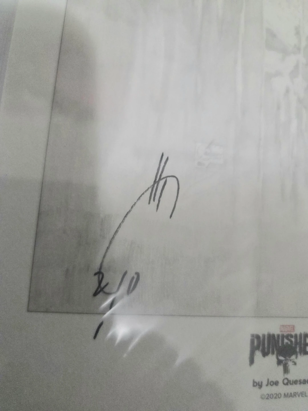 Signed Punisher Art Print - Joe Quesada - photo 2