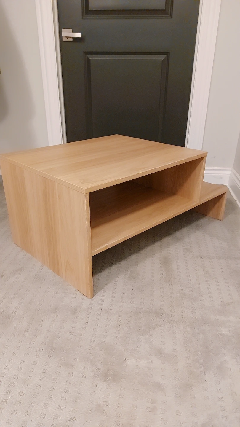 Wood Coffee Table with Storage - photo 2