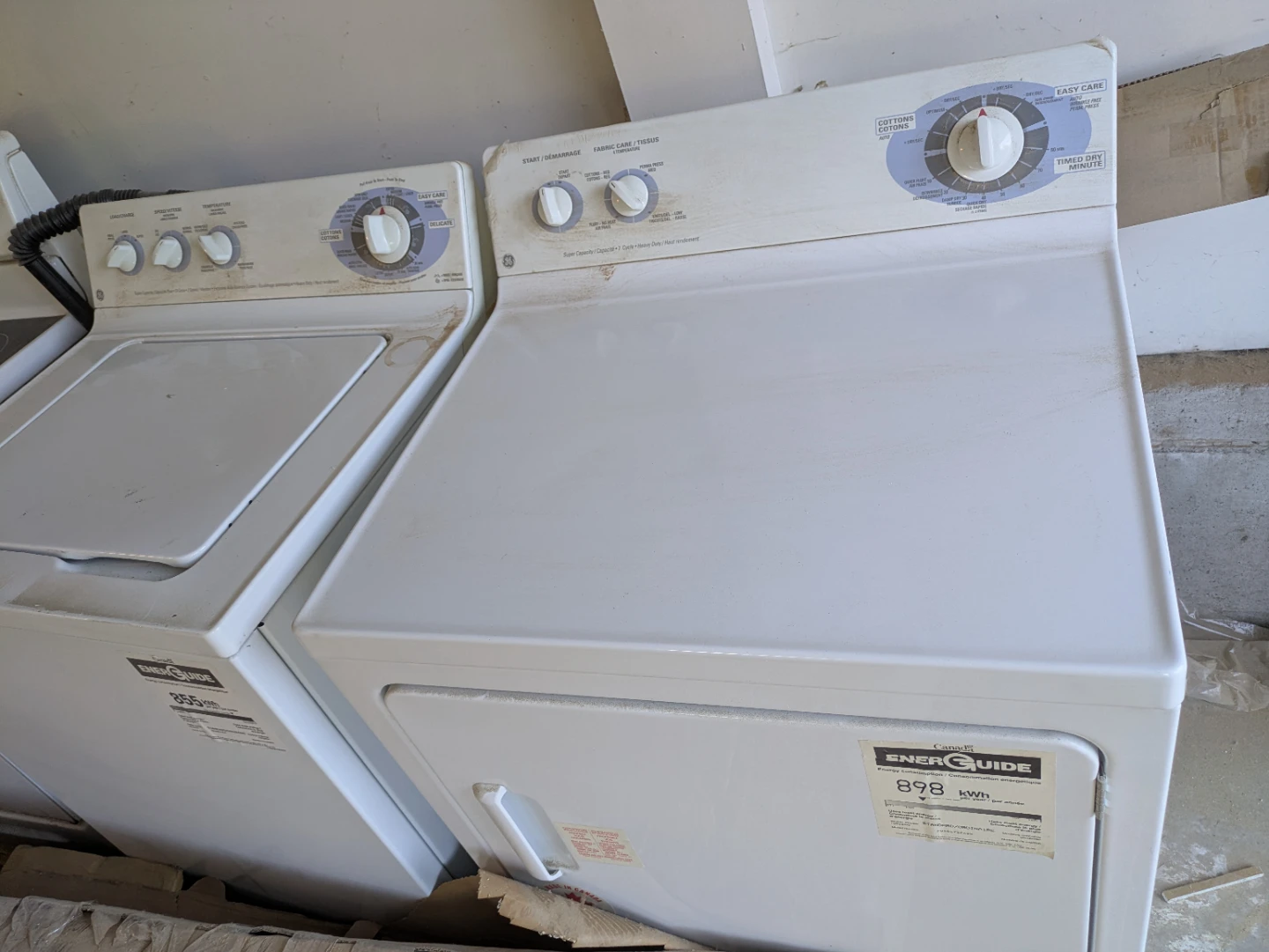GE Electric Washer+ Dryer Pair