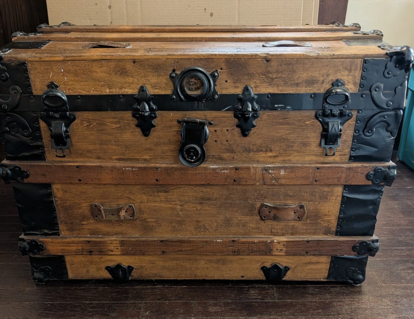 Vintage Wooden Trunk