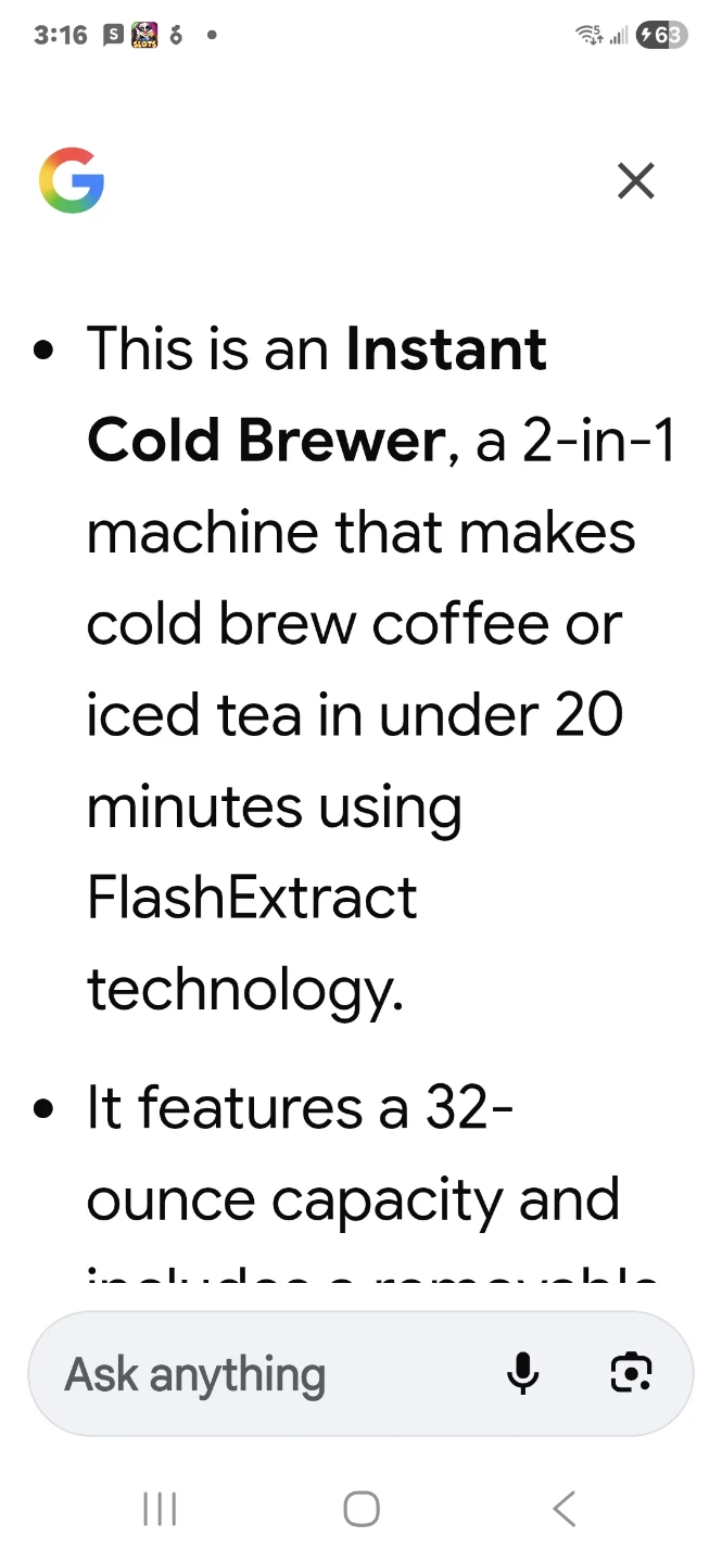 Instant Pot Cold Brewer Electric Coffee Maker 32 oz - photo 4