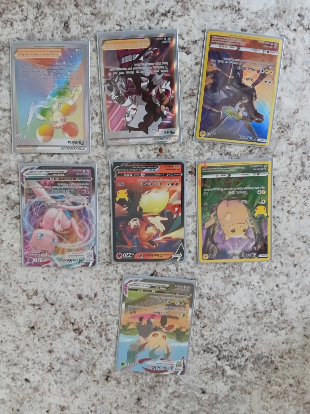 Pokemon Trading Card Lot - VMAX, V, and Trainer Cards