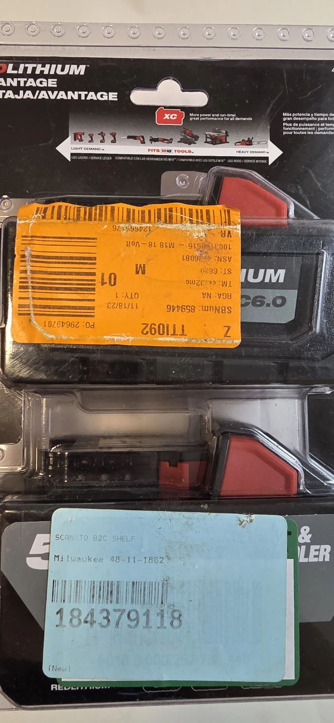 Milwaukee M18 REDLITHIUM HIGH OUTPUT XC6.0 Batteries (2-Pack) - photo 5