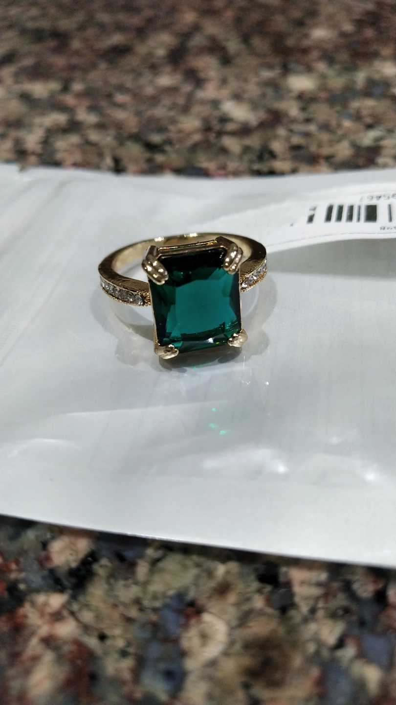 Emerald Cut Cocktail Ring