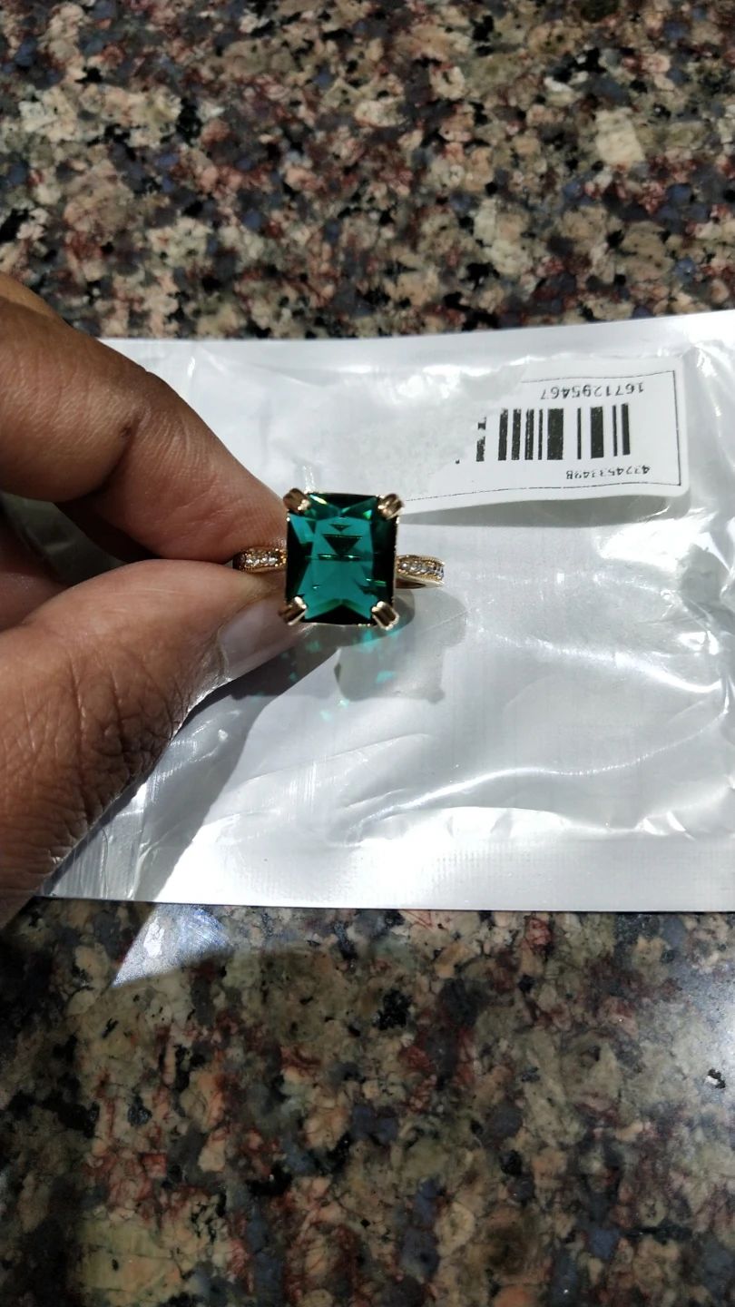 Emerald Cut Cocktail Ring - photo 2
