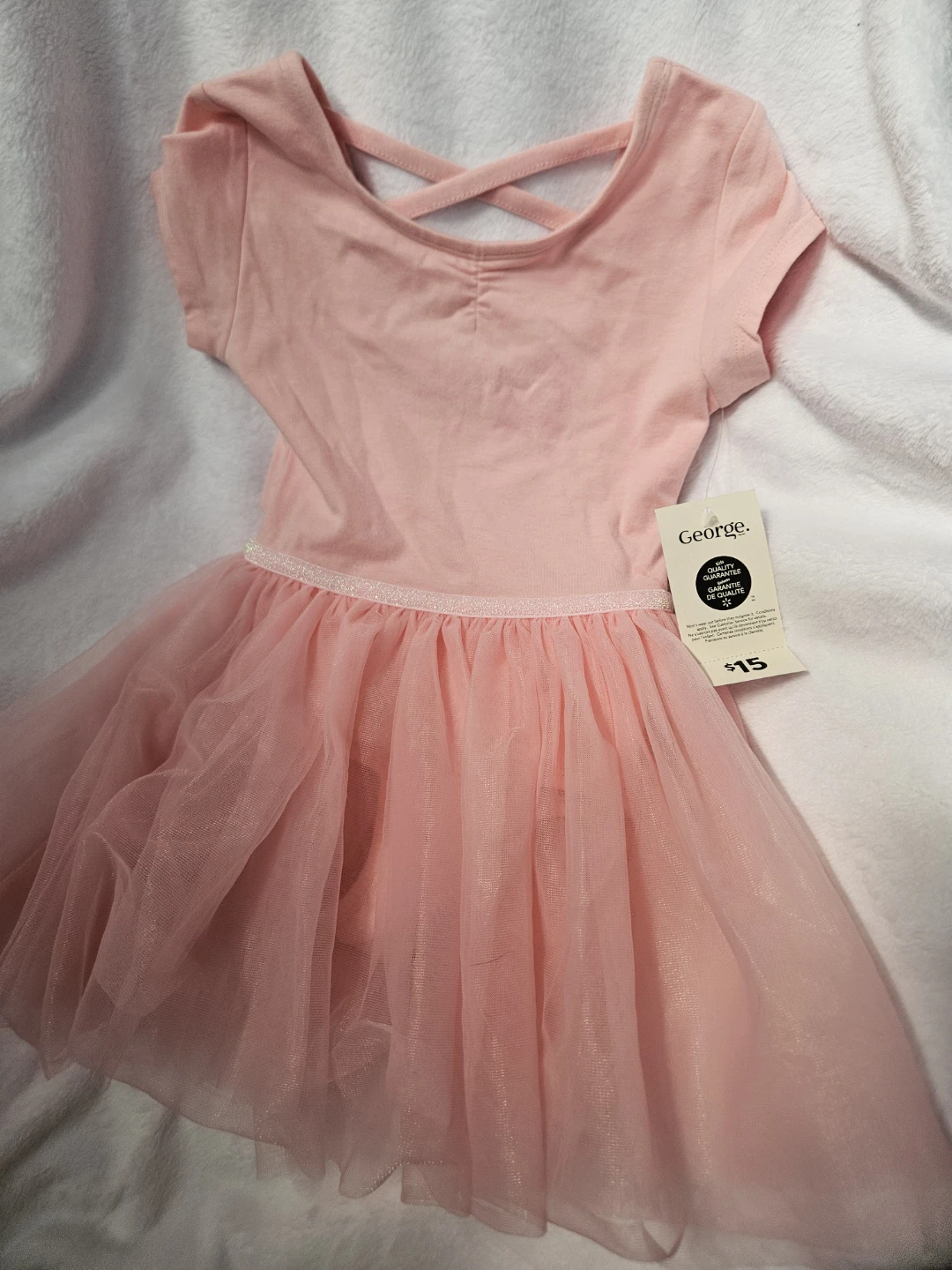 Pink 5s Tutu Bodysuit XS/TP (4-5)