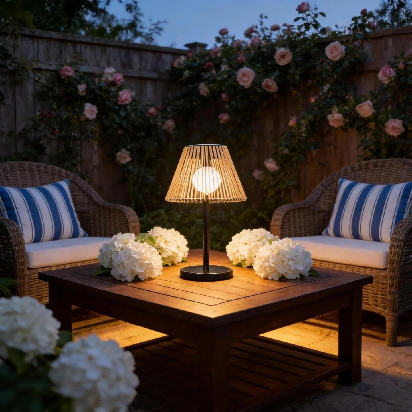 Woven Table Lamp - photo 2