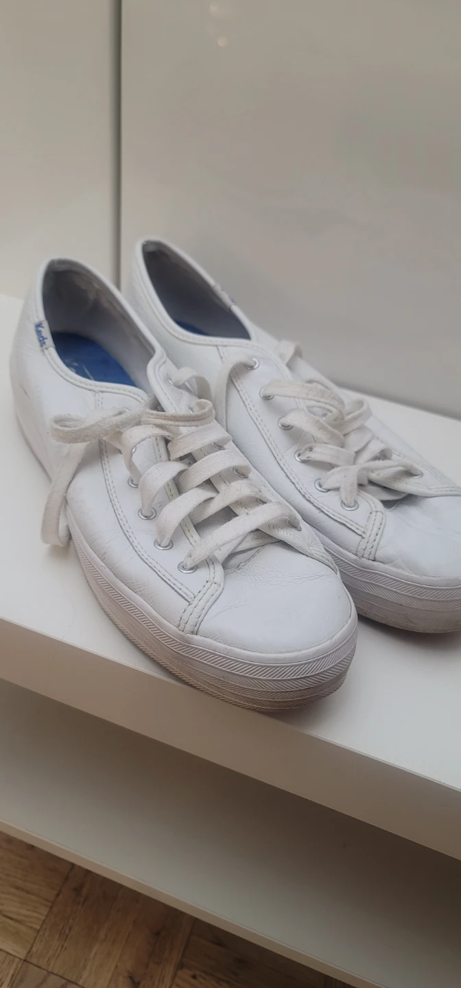 Keds White Leather Sneakers