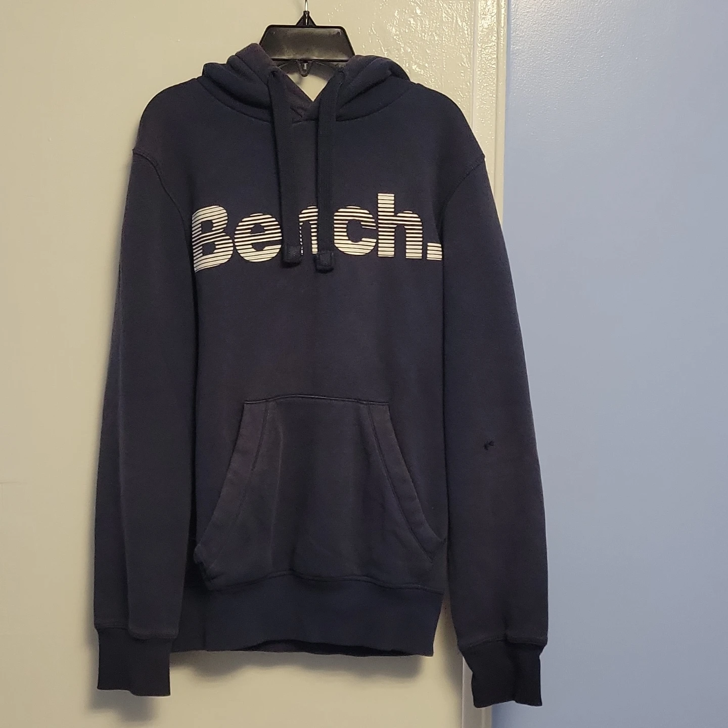Bench. Navy Hoodie Size S