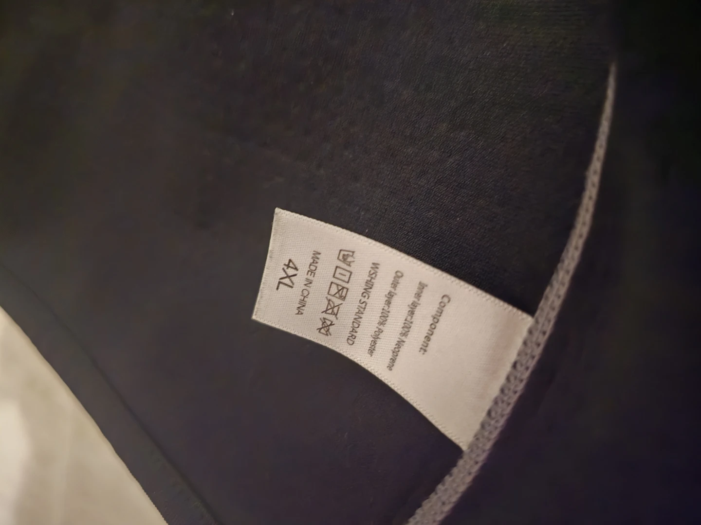 Black Neoprene Sauna Suit Jacket size 4 XL - photo 3