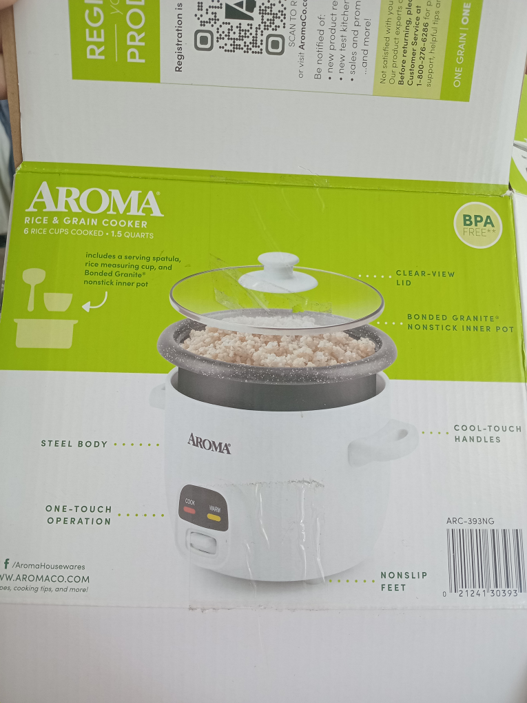 Aroma Rice & Grain Cooker 6 Cups - photo 5