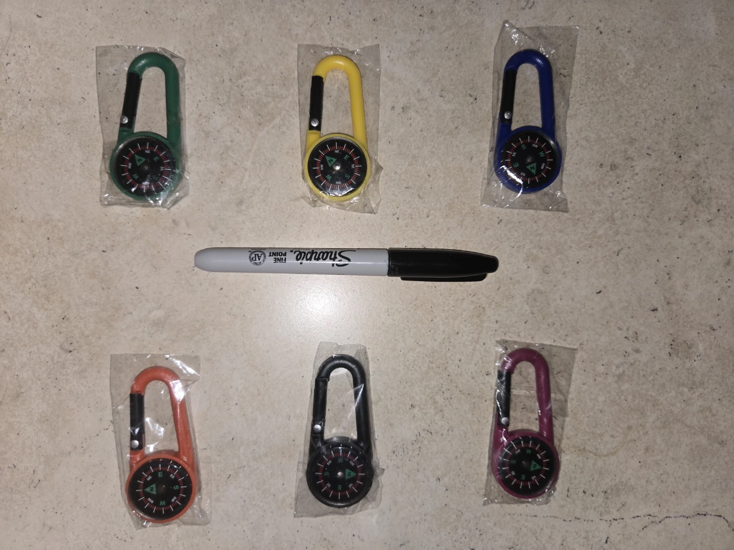 Carabiner Compass (Choose from 6 colours) - photo 3