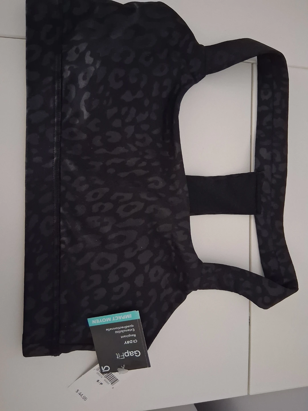 GapFit Leopard Print Sports Bra