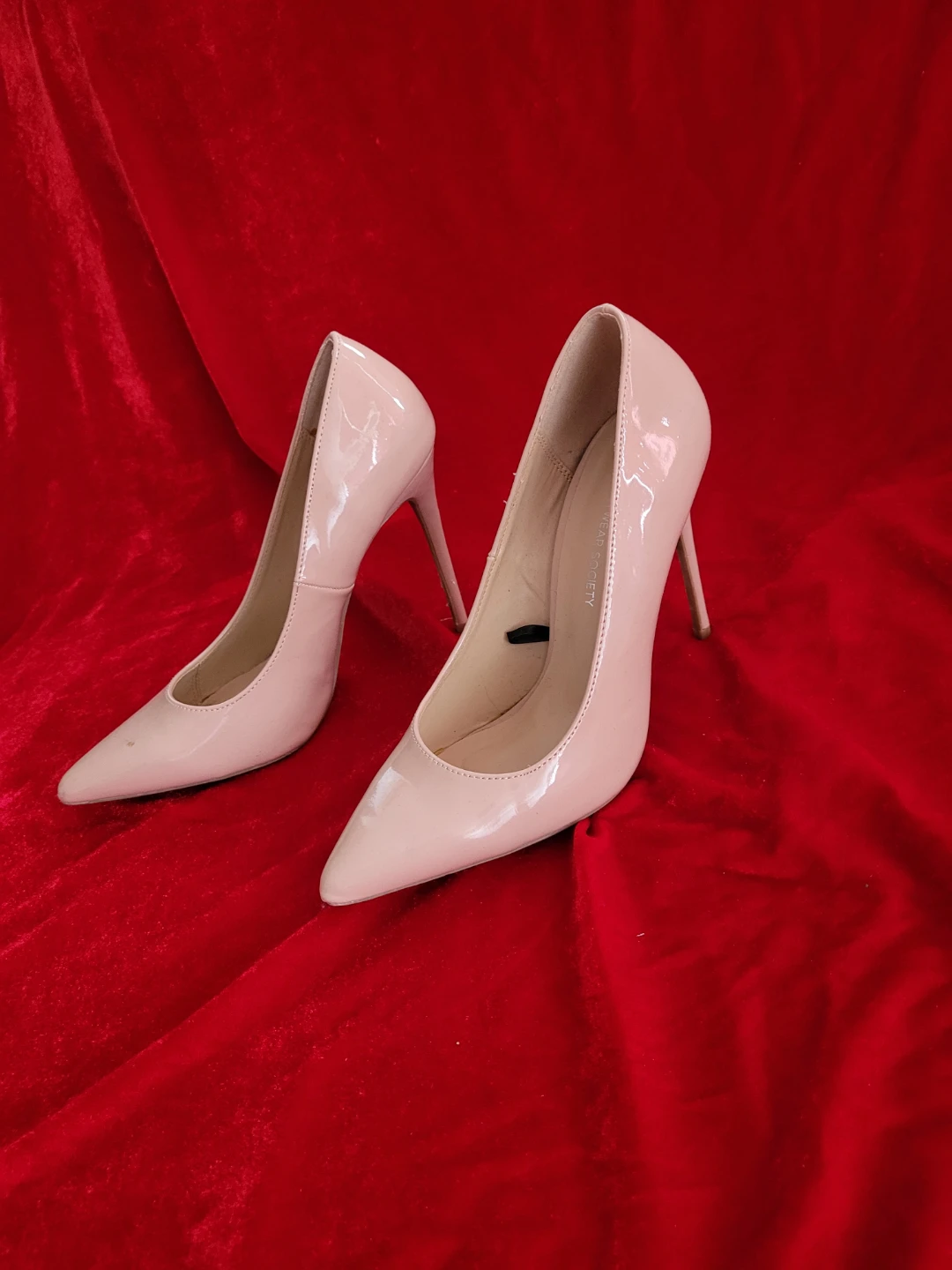 Women's Pink Patent Stiletto Heels