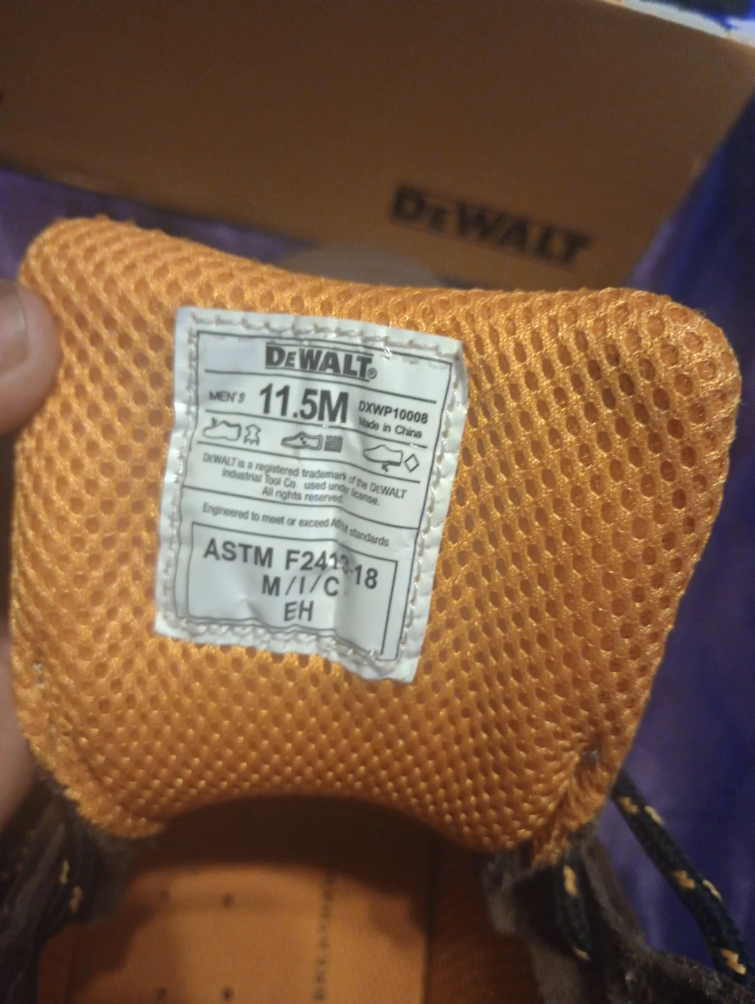 DeWalt "The Tool You Trust" Halogen Safety Toe Boots
