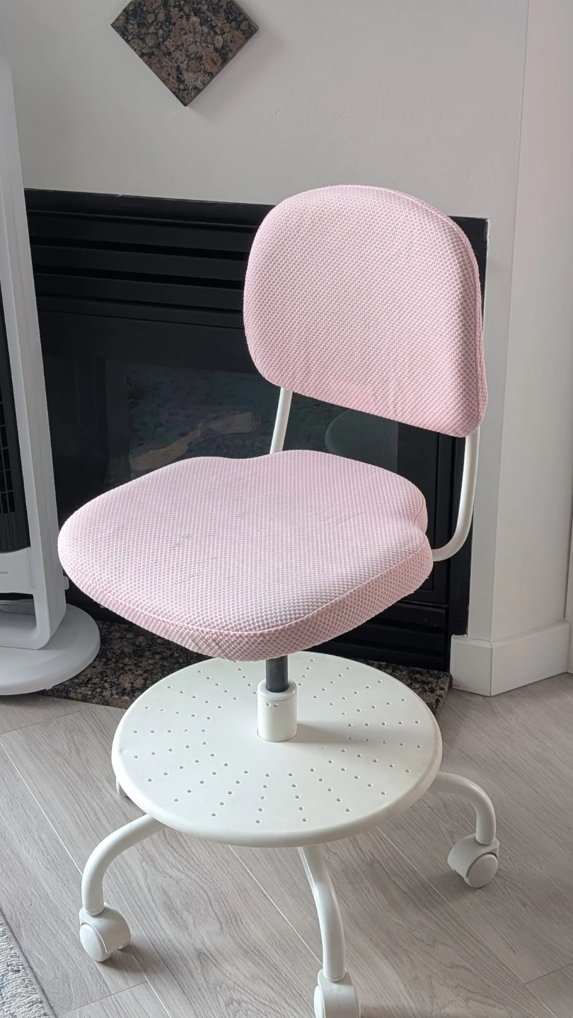 VIMUND Children's desk chair, light pink