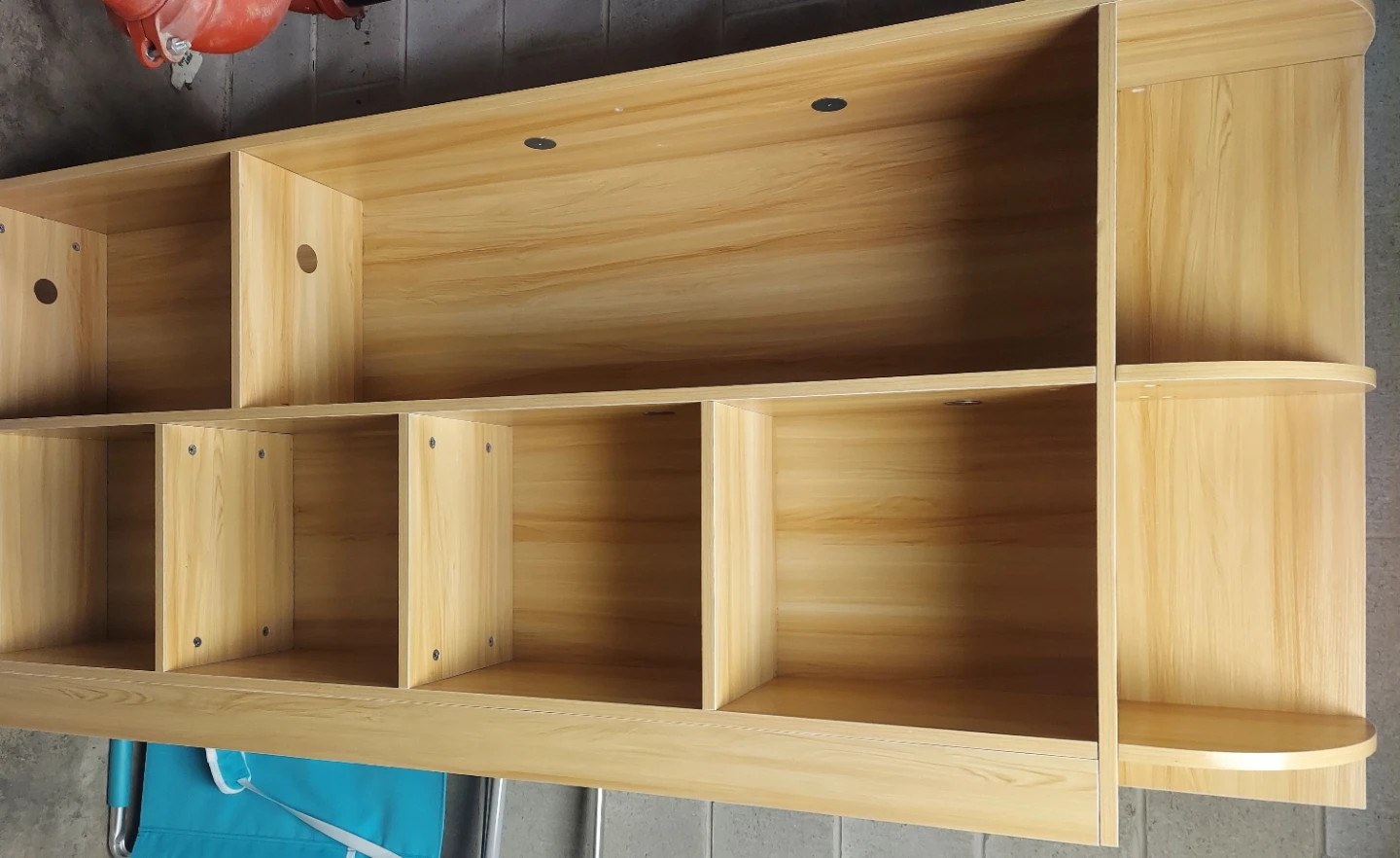 Wooden Shelves tv stand